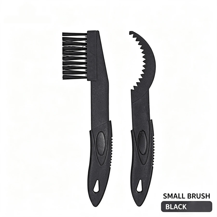 Cycling Maintenance Tools, Bicycle Cassette Cleaning Hook + Gap Brush, Mountain Bike Gear Descaling Cleaning Set - Multicolor - View 1