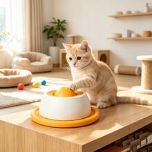 Este brinquedo de lamber combina a função de alimentação lenta, pode ser usado como brinquedo para animais de estimação, tigela de alimentação lenta, alimentador de limpeza de dentes, adequado para gatos e cachorros, capaz de aliviar a ansiedade e o tédio, segurar petiscos, equipado com ventosa antiderrapante e função antitombamento, fácil de limpar, adequado para segurar líquidos e alimentos macios. - 80ml - Visão 5