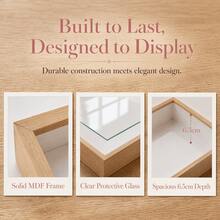 10 Inch Display Case Photo Frame Handmade DIY Tissue Paper Roses Framed Picture Frame - Multicolor - View 3