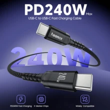 240W USB-C 轉 USB-C 快充線，5A PD USB Type-C 快充線，相容 16/15/15 Pro/15 Pro Max/Pro/Air，Pro/Mini/6，S23/S22，Z-Flip/Pixel (黑色)，17/16/16 Pro Max/15/15 Plus/15 Pro/15 Pro Max，手機，Type-C 鋁合金材質 - 太空黑 - 查看 5