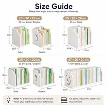 1pc Desktop Bookshelf Organizer, Multi-Functional Books, Stationery And Document Storage Rack, Minimalist Desktop Bookshelf, Suitable For Student Study Room, Office And Home - A - View 7