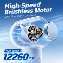 PHILIPS ACR2124PF 手持風扇，便攜電風扇，5檔調速，大容量電池，體積輕巧，便於攜帶，Type-c充電 - 手持 - 查看 3