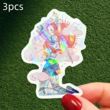 Cloud Red-Haired Female Knight, A Women's Empowerment Theme Illustration Sticker - Waterproof Vinyl Sticker - Durable Smooth Surface, Self-Adhesive Bumper Sticker, Suitable For Cars, Windows, Laptops, Trucks, Water Bottles - Multi-Functional Durable Design, Car Sticker - Vinyl - View 13