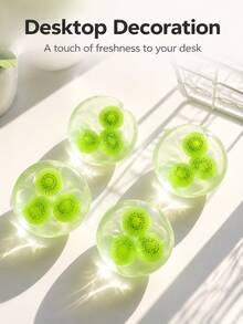 1pc Fruit Jelly Squishy Ball, Stress Relief Squeeze Fingertip Toy, Contains Realistic Fruit Slice Transparent Squishy, Desktop Decor, Study Break Stress Relief, Gift For Students And Office Workers, High Elasticity TPR Jelly Texture Anxiety Relief Sensory Toy - Multicolor - View 6