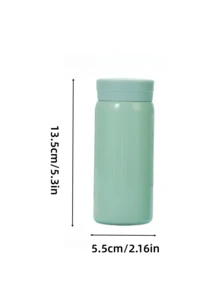 1pc 200ml Small Insulated Water Bottle, Stainless Steel Leak-Proof Portable Vacuum Cup, Suitable For Travel, Office, School, Daily Use - Multicolor - View 2