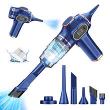 SOKANY Portable Car Vacuum Cleaner, 2-In-1 Blower And Suction, 45,000 Rpm Powerful Suction, Type-C Fast Charging (1500mAh*2), With Multiple Accessories, Suitable For Various Scenarios, Essential Tool For Daily Cleaning - Cordless - View 11