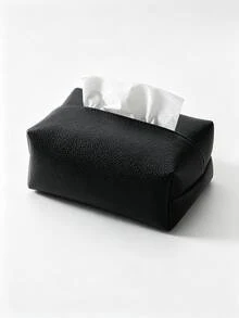 2pcs Fashion Minimalist Leather Tissue Box, Home Kitchen Outdoor Multi-Purpose Storage Bag, Travel Wet Wipes Dispenser, Easy Pull Without Jamming, Storage Room Decor, Kitchen Accessories, Travel Essentials, Bedroom Decor, Car Accessories - Multicolor - View 13