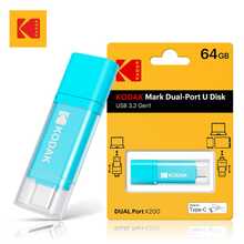 Kodak 2-In-1 Type-C USB3.2 OTG 64GB/128GB/256GB Dual Interface Metal USB Flash Drive, Compatible With IPhone 15/16/17, IPad Mini 6 2021, MacBook, Android Smartphones (With USB-C OTG Function) - View 15