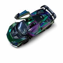 1 buah (Dikemas dalam kantong) Model Mobil Mainan Paduan Seng Skala 1/43, Mobil Balap Super Modern yang Modis, Warna Bunglon Berkilau, Mobil Mainan Paduan Die-Cast Berkualitas Tinggi dengan Fungsi, Pintu Ganda yang Dapat Dibuka, Mainan Anak-anak Cocok untuk Anak Laki-laki Usia 3+ - MultiWarna - View 4
