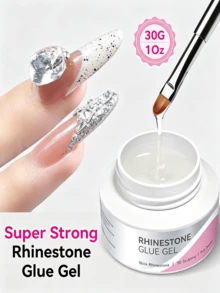 BORN PRETTY 30G Rhinestone Glue Gel No Wipe Uv Led Gel Multi Use For Rhinestone Adhesion 3D Modeling And Powder Nail Diy - 30g - View 6