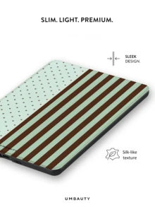 UMBAUTY Striped & Polka Dot Pattern Protective Case For 7/6.8/6 Inch Kindle Paperwhite (12th/11th/10th/7th/6th/5th Gen - 2024) | Kindle Colorsoft Signature Edition E-Reader Accessory, Cute Minimalist Protective Case With Hand Strap, Suitable As A Gift For Colleagues And Friends - Multicolor - View 5