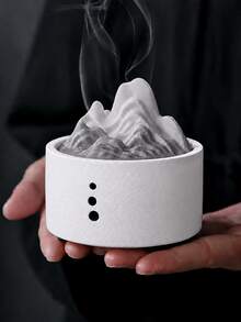 1個山形香爐 禪意盤香座 侘寂風家居裝飾 - 彩色 - 查看 1