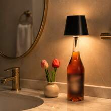 RGB Creative DIY Wine Bottle Lamp, USB Rechargeable, Sensitive Touch Dimming, Multicolor Variable; Atmosphere Bedside Night Light, Compact And Easy To Install, Decorate Room, Suitable For Home, Bedroom, Bathroom, Bar, Camping, Party, Restaurant Atmosphere Lighting Decoration - Multi-color light - View 9