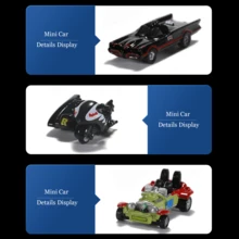 Simba Warner Bros JadaToys Batman The Dark Knight Batmobile – Mini Diecast Alloy Vehicle Model, Collectible Display Car, DC Inspired Collection - Multicolor - View 7