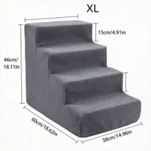 1Pc Straight Pet Ladder, Non-Slip And Washable, Available With 3/4/5 Steps, Suitable For Small, Medium And Large Pets For Bunk Beds And Sofas, Multiple Colors Available. - Multicolor - View 33
