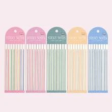 1000 Lembar Stiker Transparan Berwarna-warni, 5 Warna Penanda Halaman Indeks yang Dapat Ditulis, Stiker Buku Tahan Air yang Dapat Dilepas untuk Catatan Belajar, Perencana, dan Kantor, Musim Kembali ke Sekolah - Satu-Ukuran - View 15