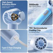 PHILIPS ACR2124PF 手持風扇，便攜電風扇，5檔調速，大容量電池，體積輕巧，便於攜帶，Type-c充電 - 手持 - 查看 2