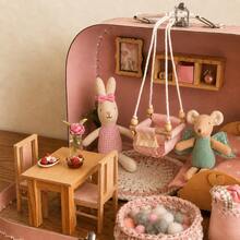 INS Nordic Home 2PCS Nordic Style Cute Fairy Tale Fabric Rabbit & Mouse Hand Puppet Set, Soothing Doll, Role Play Doll, Dollhouse Accessory, Birthday Gift, Plush Doll Decoration, Animal Puppet, Christmas Decoration, Halloween Gift - Multicolor - View 15