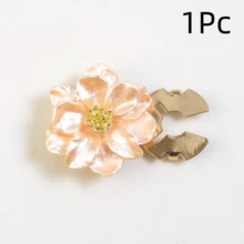 1Pc/2Pcs Floral Seamless Button Set, Decorative Clip-On Shirt Buttons, Women's Shirt Collar/Cuff Decorative Buttons, Quick Detach And Install - Multicolor - View 17