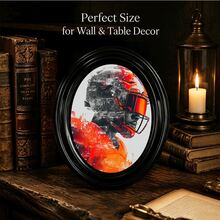 Football Player Double Exposure Art ABS Resin Photo Frame Bedroom Living Room Office Wall Decor - Resin Photo Frame Painting - View 5