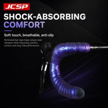 JCSP Purple Mummy Bicycle Handlebar Tape, Unique Highly Attractive Design, Shock-Absorbing Protection, Soft Grip, Road Bike Handlebar Tape, Compatible With Various Road Bikes - Multicolor - View 11