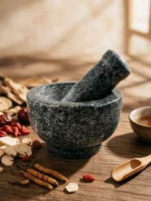 أداة طحن الثوم، متوفرة بحجمين. لطحن الثوم وطحن التوابل، تتميز بأنسجة طبيعية. مثالية للاستخدام المنزلي في هرس طعام الأطفال والتوابل. - لون عشوائي - مشاهدة 4