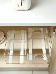 4 buah Rel Geser Keranjang Penyimpanan Laci, Rel Serbaguna untuk Dapur, Kamar Tidur, dan Asrama, Rel Geser Senyap Tanpa Pengeboran untuk Kabinet Dapur dan Kamar Mandi, Rel Geser Laci Multifungsi, Rel Tarik Kotak Penyimpanan - MultiWarna - View 2