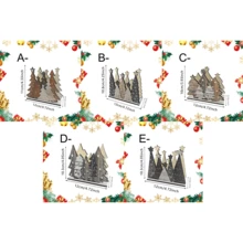 1/5pcs Rustic Wooden Christmas Tree Napkin Holder, Multi Pine Tree Tissue Storage Rack, Christmas Table Decor, Home Decor And Accessories, Winter Holiday Dining Table Desktop Ornament - Multicolor - View 16