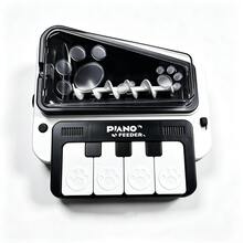 Pet Piano Treat Launcher, Suitable For Dogs And Cats, Indoor And Outdoor Universal Music Toy, With Melody And Bouncing Sound Effects, Christmas Pet Gift - Multicolor - View 9