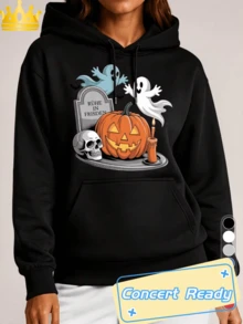 Women Sports Sweatshirts - Black - View 1
