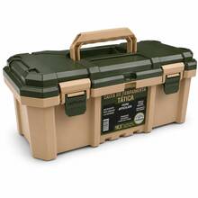 Caixa de Ferramentas Grande 18,3" Metasul Original Reforçada Maleta para Ferramentas e Pesca - A - Visão 4