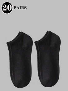 1/10/15/20/30 Pasang Kaos Kaki Pria Model Boat, Kaos Kaki Bisnis Pria, Kaos Kaki Pendek Tahan Lama dan Bernapas, Nyaman untuk Musim Semi/Panas - MultiWarna - View 11