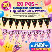 Roblox 10/20pcs Pita Tema Anime Dekorasi Ulang Tahun Bendera Segitiga Warna-warni Dekorasi Pesta Perlengkapan Foto Cocok untuk Pesta Natal Ulang Tahun Karnaval Malam Dekorasi Multi-Adegan - Bendera Roblo - View 3