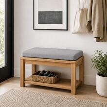 Heavy-Duty Indoor/Outdoor Bench Pad – Sophisticated Design For High-Traffic Seating Areas - Grey - View 6