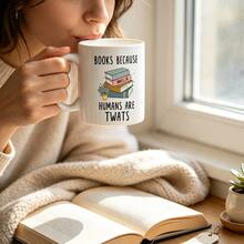 Just A Girl Who Loves Books Mug, Readers Mug, Book Worm Gift, Bookworm Mug, Book Lovers, Book Stack Graphic Design, Unique Reading Themed Gift For Bookworms Readers Book Lovers, Home Office Drinkware - Multicolor - View 8