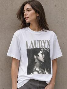 Women T-Shirts - 白色 - 查看 1