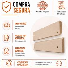 Mão amiga de MDF para cabeceira painel - acompanha o par - Visão 7