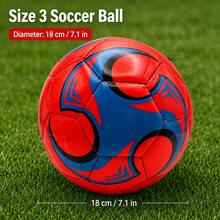 Size 3 Professional Football Training Ball - Suitable For Various Fields, Dynamic Design, Quality Stitching Craftsmanship, Durable PVC Material. Indoor 5-A-Side Football Use - Ideal For Matches - Multicolor - View 16