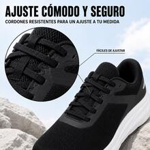 Men Wide Fit Sneakers - Black - View 4