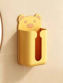 Cartoon Tissue Box, Toilet Paper Holder, Bathroom Tissue Storage Rack, Wall-Mounted Tissue Container, Countertop Tissue Dispenser, Space-Saving Tissue Holder, Bathroom Accessories, Kitchen Accessories, Room Decor, Bathroom Storage - View 11
