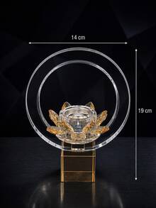New Al-Heba Incense Burner, An Elegant Gulf-Style Design Incense Burner Suitable For Agarwood And Incense, Fitting Your Elegance And Home, Whether For Couples' Daily Personal Use Or Gatherings With Friends And Guests. Suitable For Councils, Receptions And Home Hospitality. Suitable As A High-End Incense Gift For Brides, Occasions, Distribution And More. - Champagne Crystal Incense Burner With Handle - View 9