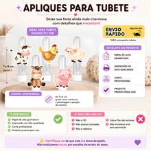 Aplique para Tubete Pool Party Menina  - Lembrancinha de festa  Aniversário - Visão 2