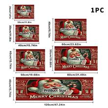 1pc Dish Drying Mat, Coffee Machine Mat, Vintage Christmas Santa Claus Pattern Dish Drying Mat, Absorbent Tabletop Protector, Suitable For Christmas Holiday Scenes, Ideal For Kitchen Counter, Dining Table Placement, Home Gift, Desktop Decor - XYLSD-910 - View 14