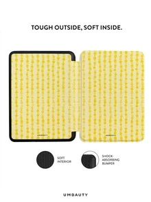 UMBAUTY Protective Case For 7/6.8/6 Inch Kindle Paperwhite (12th/11th/10th/7th/6th/5th Gen - 2024) With Tie-Dye Polka Dot & Striped Pattern | Kindle E-Reader Colorsoft Signature Edition Accessory, Cute Minimalist Protective Case With Hand Strap, Suitable As A Gift For Colleagues And Friends - Multicolor - View 3