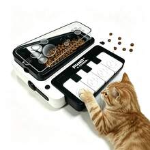 Self-Play Music Piano Snack Launcher, Indoor/Outdoor Pet Toy For Dogs And Cats, With Bouncing Sound Effects And Melody Games - Multicolor - View 5