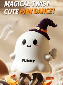 Magic Dancing Ghost Wind-Up Twist Toy, Stress Relief Educational Funny Sliding Toy, Interest Cultivation Prank Fun Parent-Child Interactive Game, Suitable For Boys And Girls 3 Years Old And Above, Halloween Birthday Holiday Gift - Multicolor - View 3