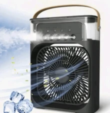 Mini Portable USB Air Conditioner With 5 Speeds, Humidifier And LED Light - Japan A Type Plug(100V) - View 4