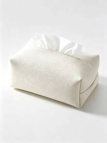 2pcs Fashion Minimalist Leather Tissue Box, Home Kitchen Outdoor Multi-Purpose Storage Bag, Travel Wet Wipes Dispenser, Easy Pull Without Jamming, Storage Room Decor, Kitchen Accessories, Travel Essentials, Bedroom Decor, Car Accessories - Multicolor - View 14