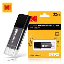 Kodak 2-In-1 Type-C USB3.2 OTG 64GB/128GB/256GB Dual Interface Metal USB Flash Drive, Compatible With IPhone 15/16/17, IPad Mini 6 2021, MacBook, Android Smartphones (With USB-C OTG Function) - View 17