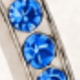 Silver Blue Diamond